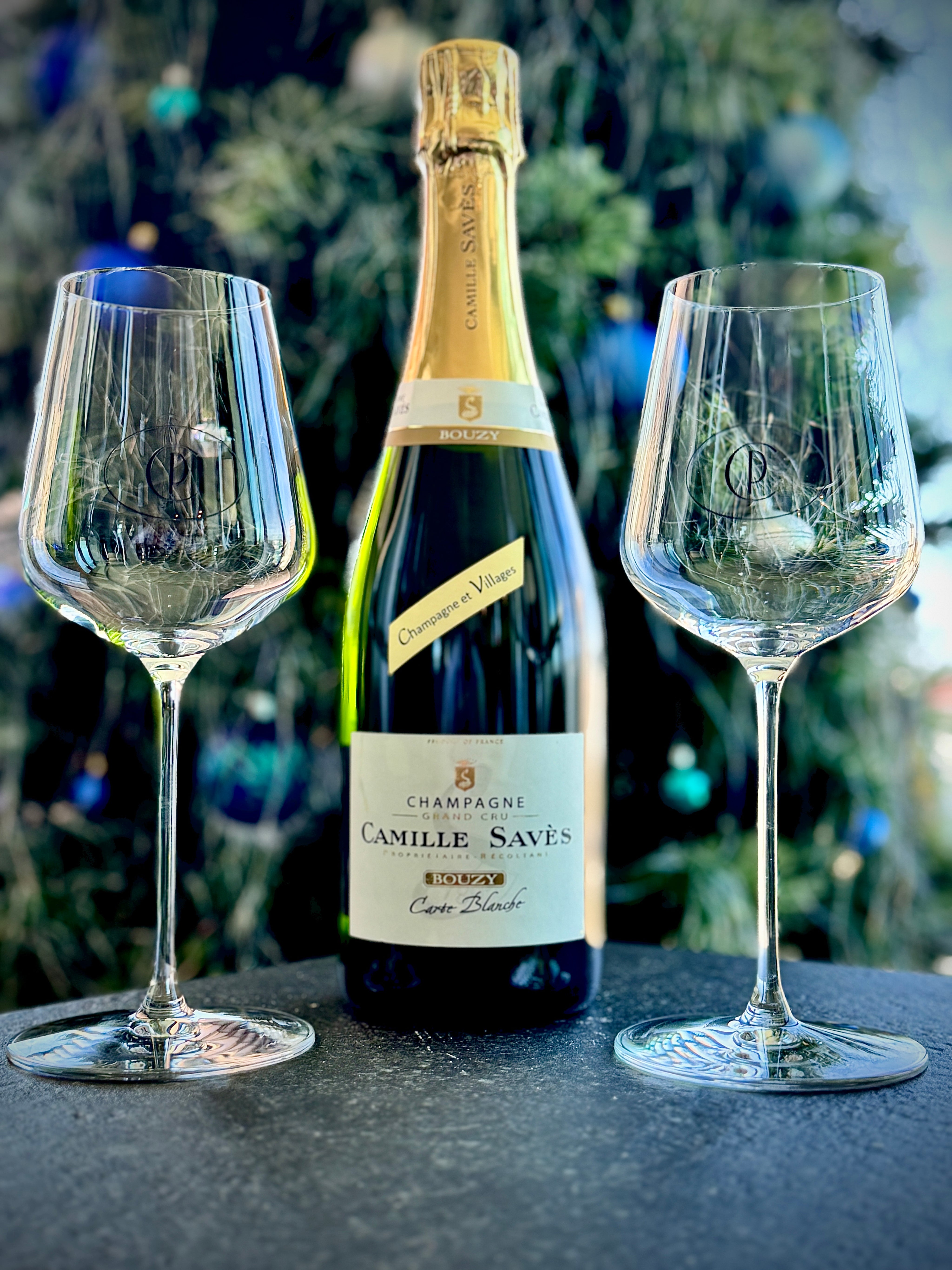 Champagne Camille Savès – Carte Blanche + 2 Glasses Bundle